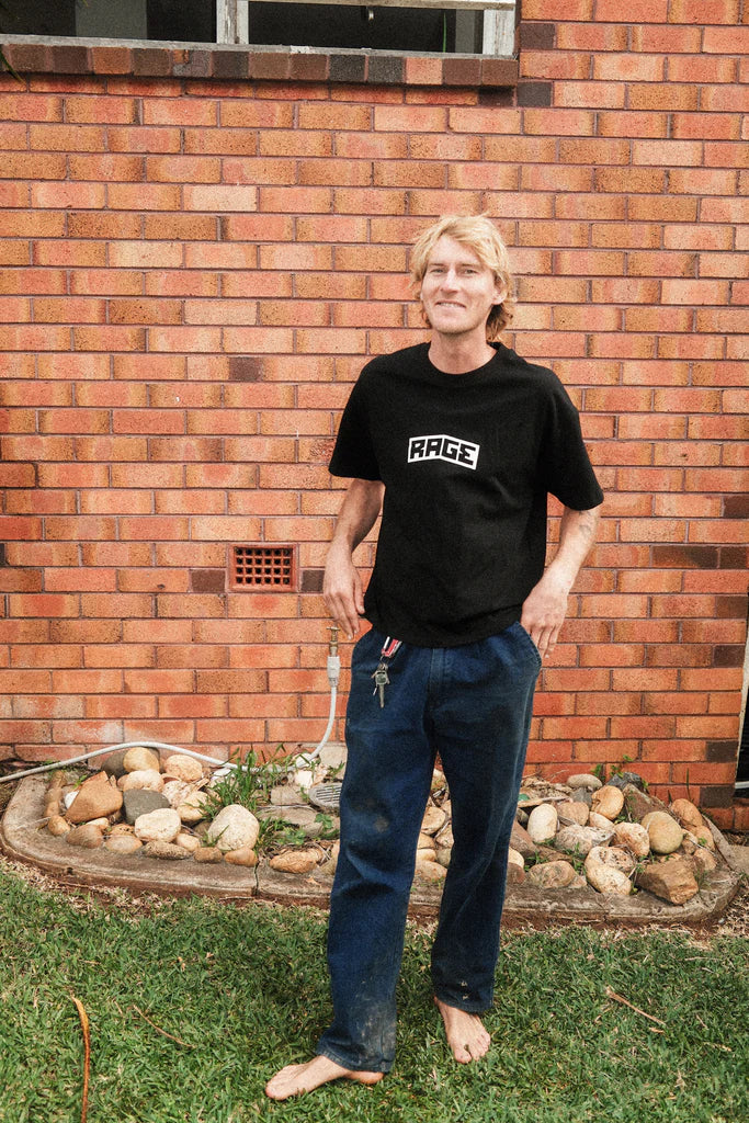 RAGE LOGO TEE - BLACK