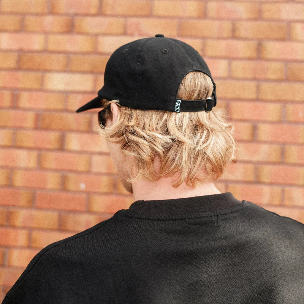 RAGE LOGO CAP - BLACK
