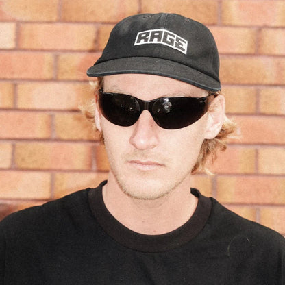 RAGE LOGO CAP - BLACK