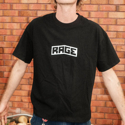 RAGE LOGO TEE - BLACK