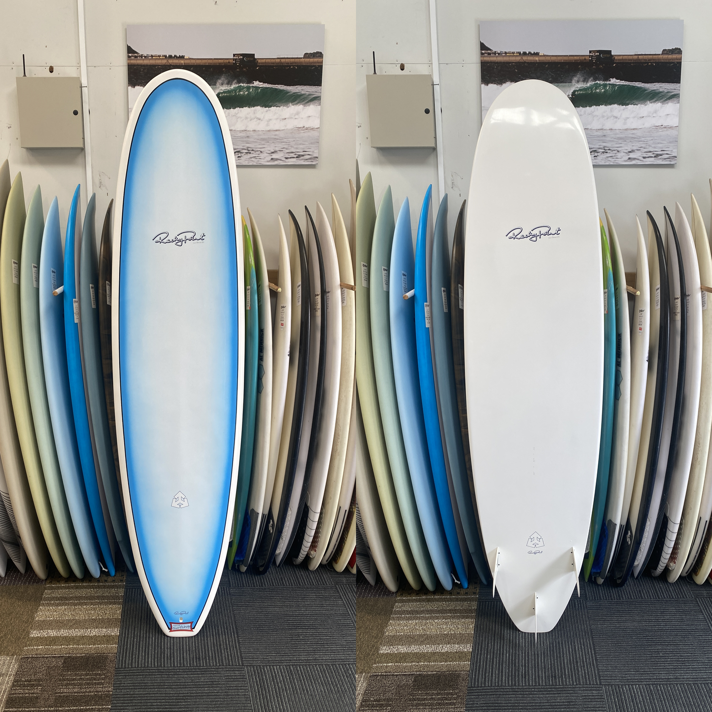 ROCKY POINT SURFBOARDS 7'4" FCS 46L