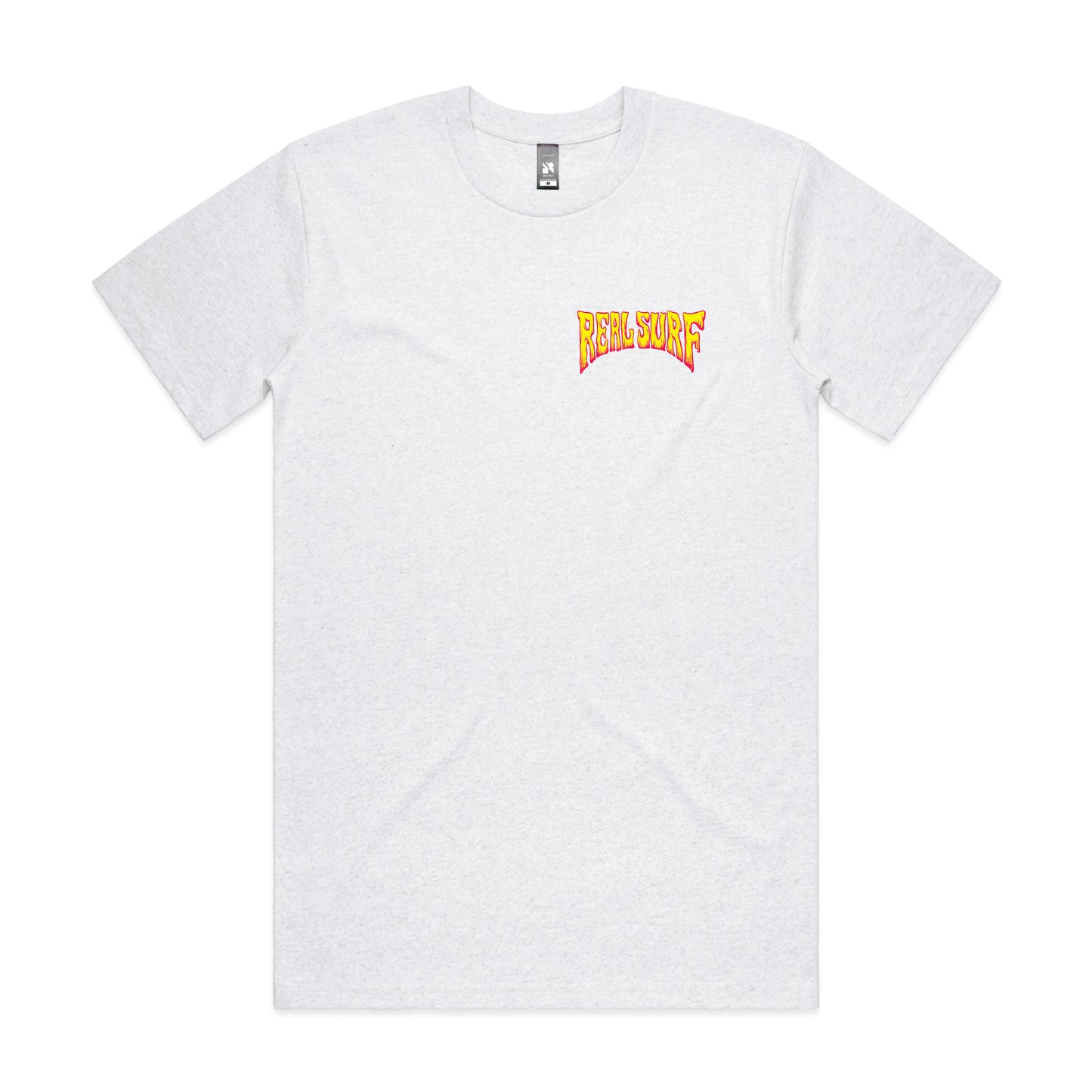REAL SURF CLASSIC S/SL TEE WHITE MARLE 2024