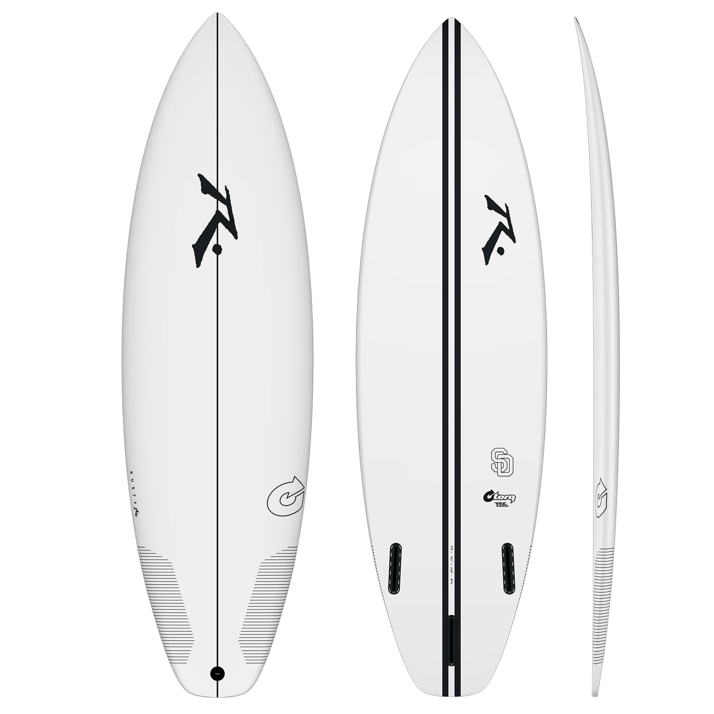 TORQ RUSTY SD 6'2" TEC FUTURES 35.1L