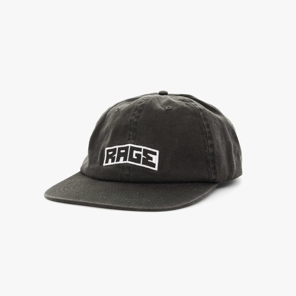 RAGE LOGO CAP - BLACK