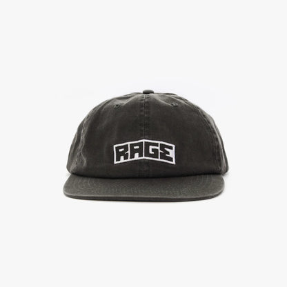 RAGE LOGO CAP - BLACK