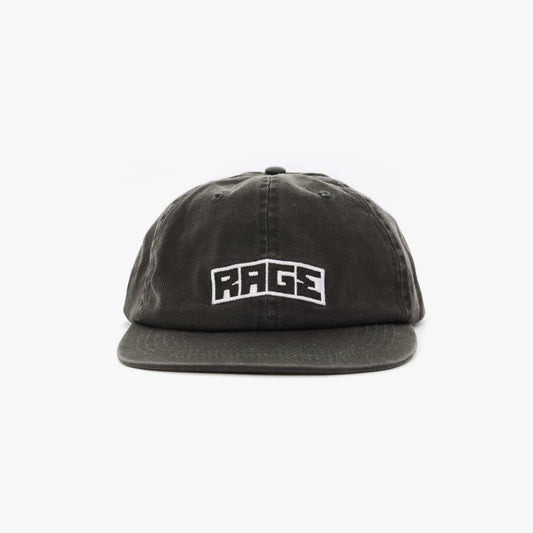 RAGE LOGO CAP - BLACK