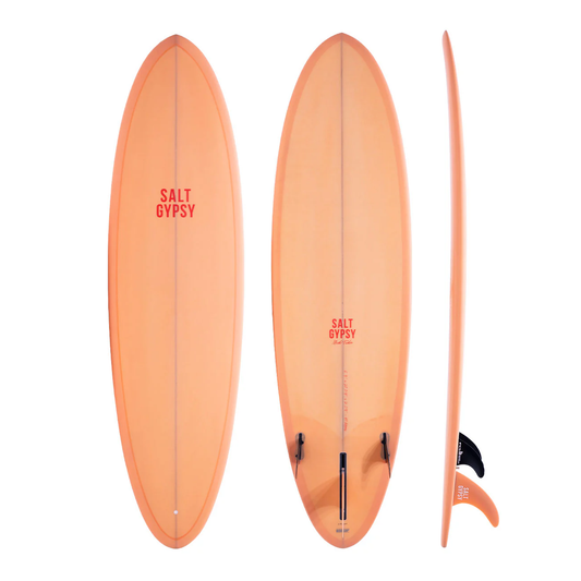 SALT GYPSY MID TIDE 7'0" PU FCS II 46L - PEACH FUZZ