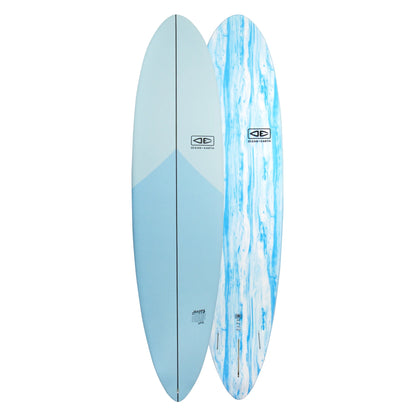 O&E HAPPY HOUR 8'0" EPOXY SOFTBOARD FUTURES 63L - SKY BLUE