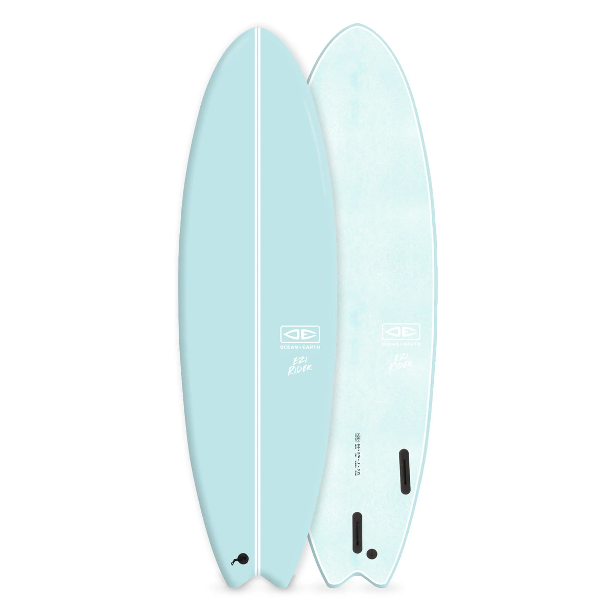 O&E EZI RIDER 2.0 6'6" SOFTBOARD 52L