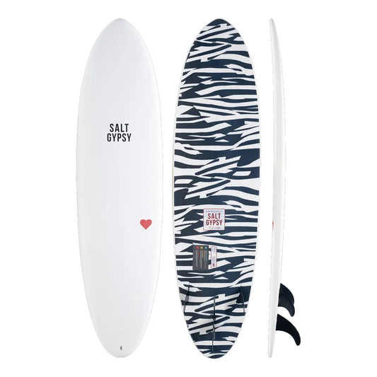 SALT GYPSY X CYNTHIA ROWLEY MID TIDE 7'8" SHARK DETERRENT EPOXY SOFT 56L FCSII