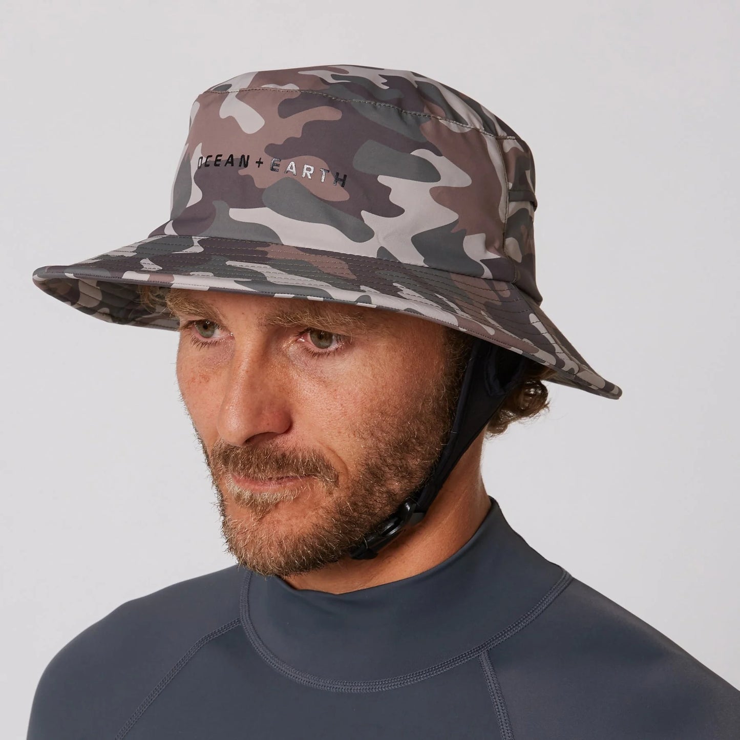 O&E BINGIN LIGHTWEIGHT SOFT PEAK SUFT HAT - CAMO