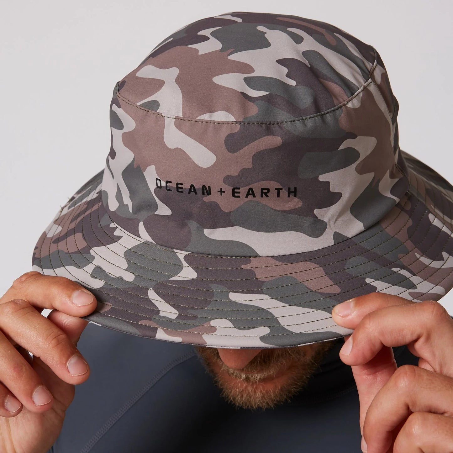 O&E BINGIN LIGHTWEIGHT SOFT PEAK SUFT HAT - CAMO