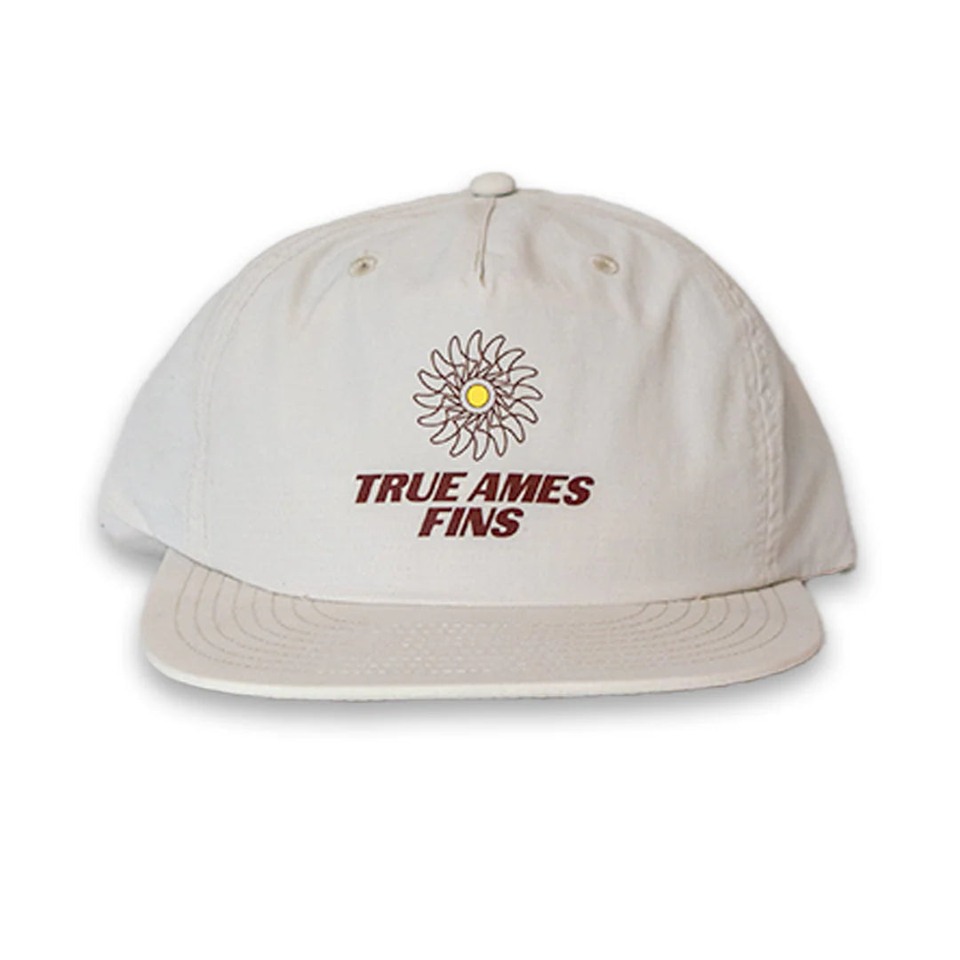 TRUE AMES SPIRALISER SNAP BACK SURF HAT - BONE