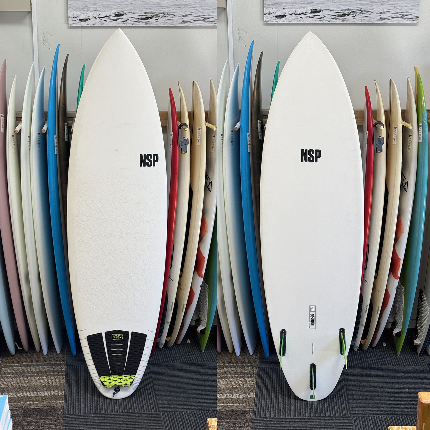 NSP TINDER D8 6'4" FUTURES EPOXY 38.3L