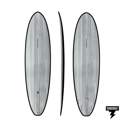 HARLEY INGLEBY | TOLHURST THE MOE 7'2" THUNDERBOLT BLACK FCS II 49.4L - GRAY/CARBON
