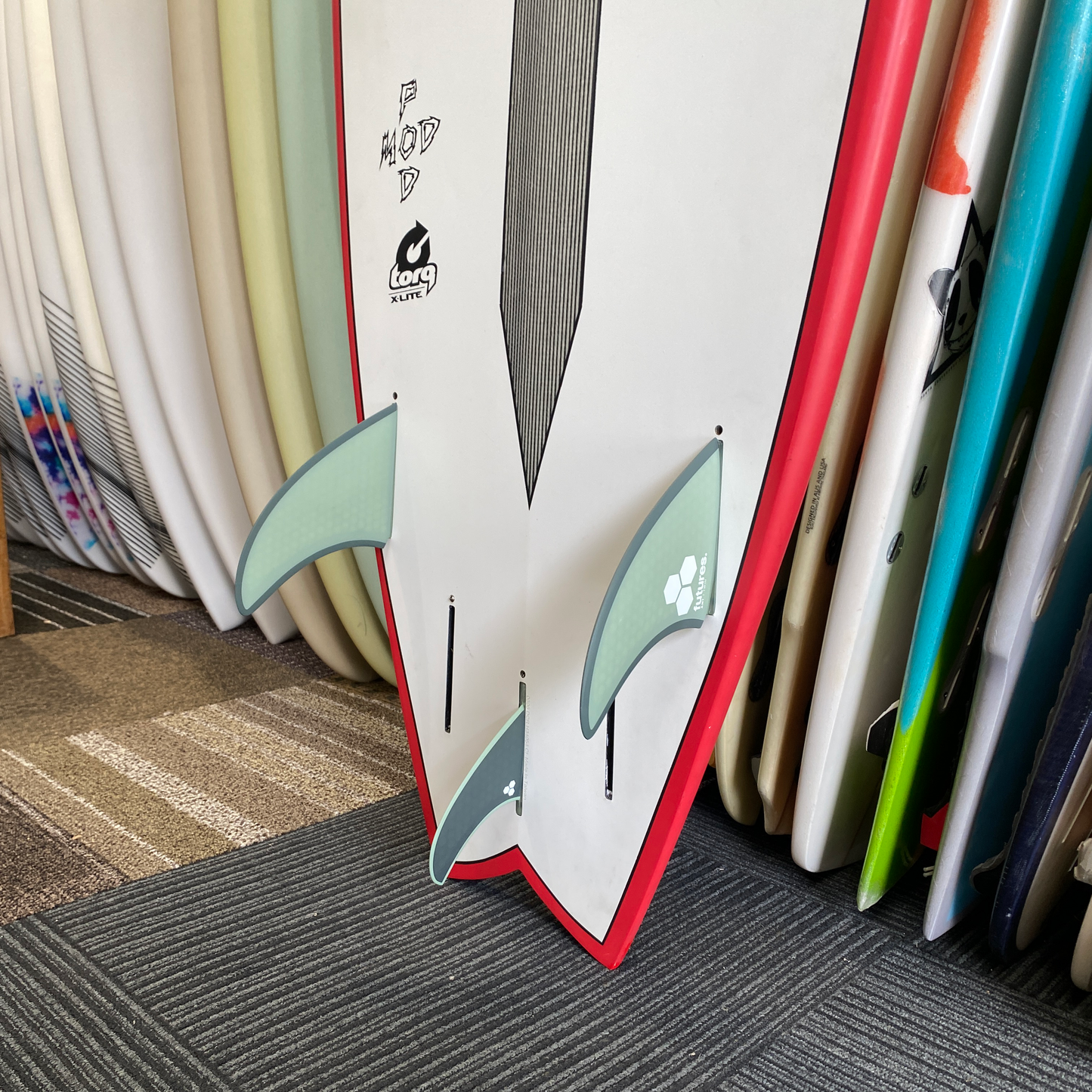 TORQ CHANNEL ISLANDS POD MOD 6'6" X-LITE FUTURES 47.6L