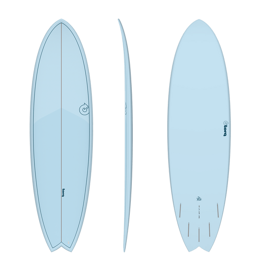 TORQ MOD FISH 7'2" TET FUTURES 52.7L - ARCTIC BLUE