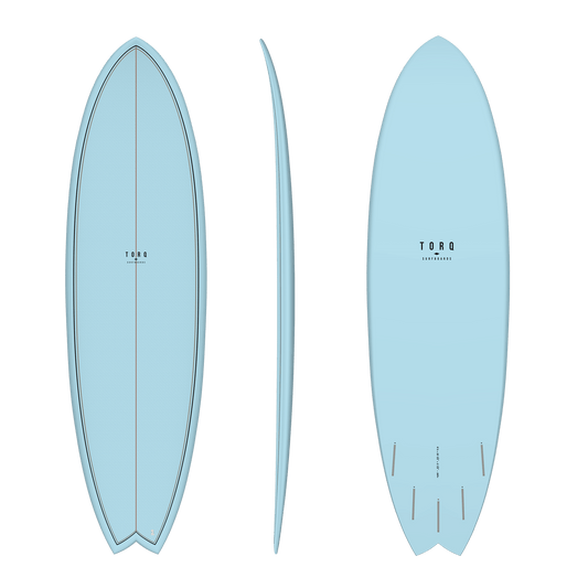 TORQ TET MOD FISH 7'2" FUTURES 52.7L - CLASSIC BLUE