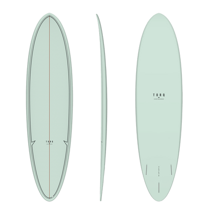 TORQ TET MOD FUN 7'2" FUTURES 47.2 - CLASSIC PALM