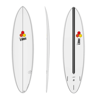 TORQ CHANNEL ISLANDS M23 7'0" X-LITE 47.6L FUTURES - WHITE