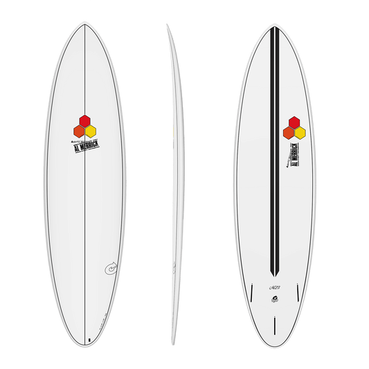 TORQ CHANNEL ISLANDS M23 7'0" X-LITE 47.6L FUTURES - WHITE