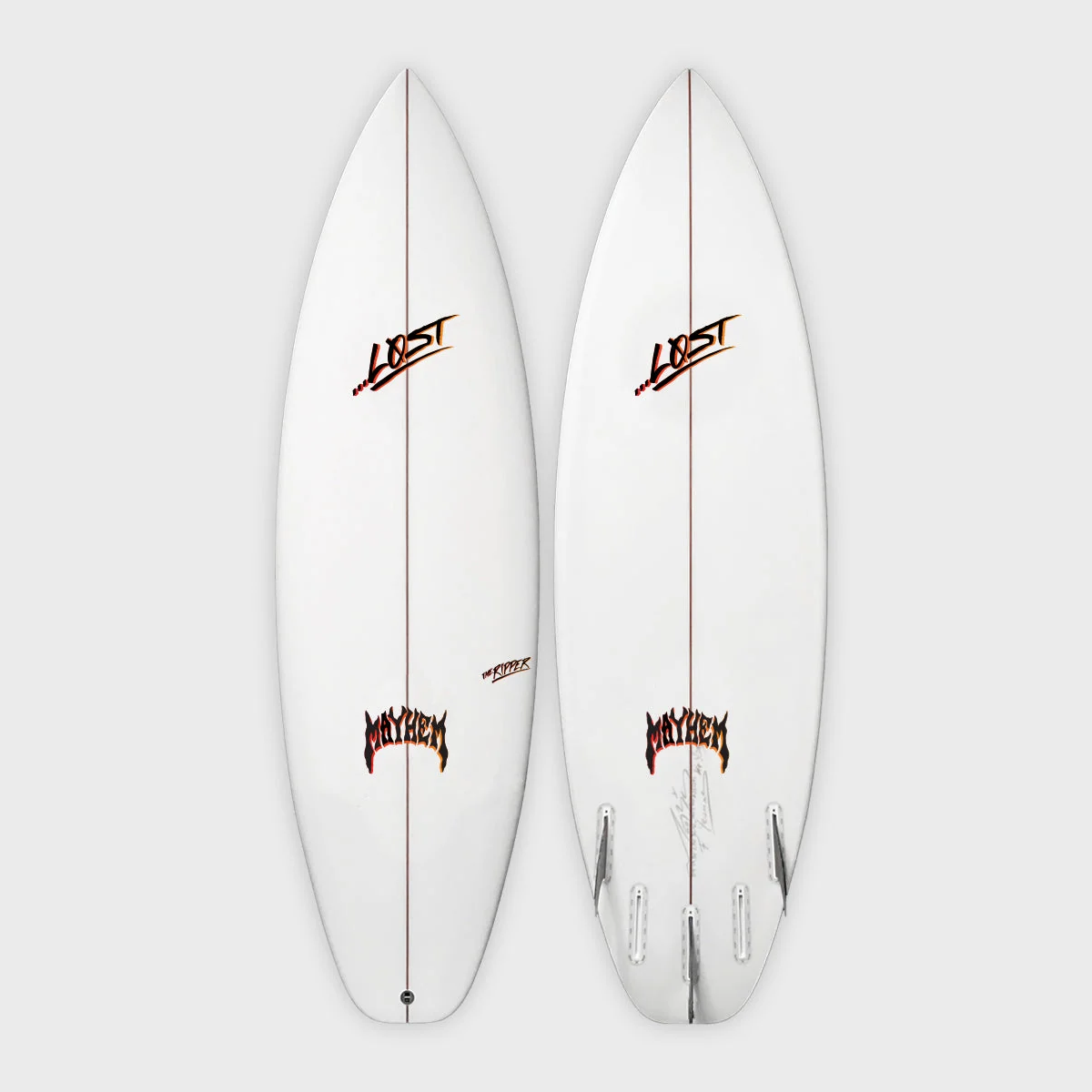 ...LOST THE RIPPER 5'8" PU FUTURES 28.5L