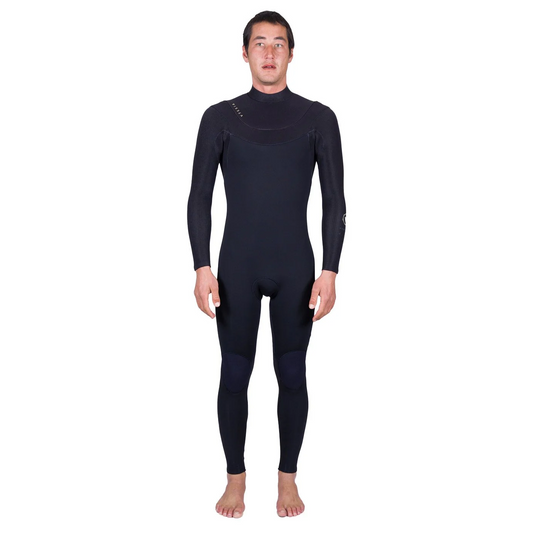 VISSLA MENS NEW SEAS 3/2MM U ZIP 2026 - BLACK