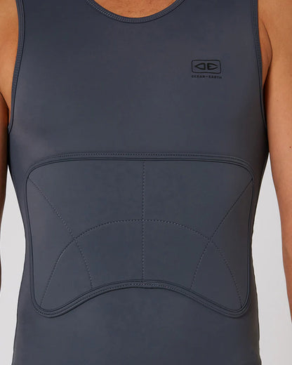 O&E RIB GUARD PADDED VEST - CHARCOAL