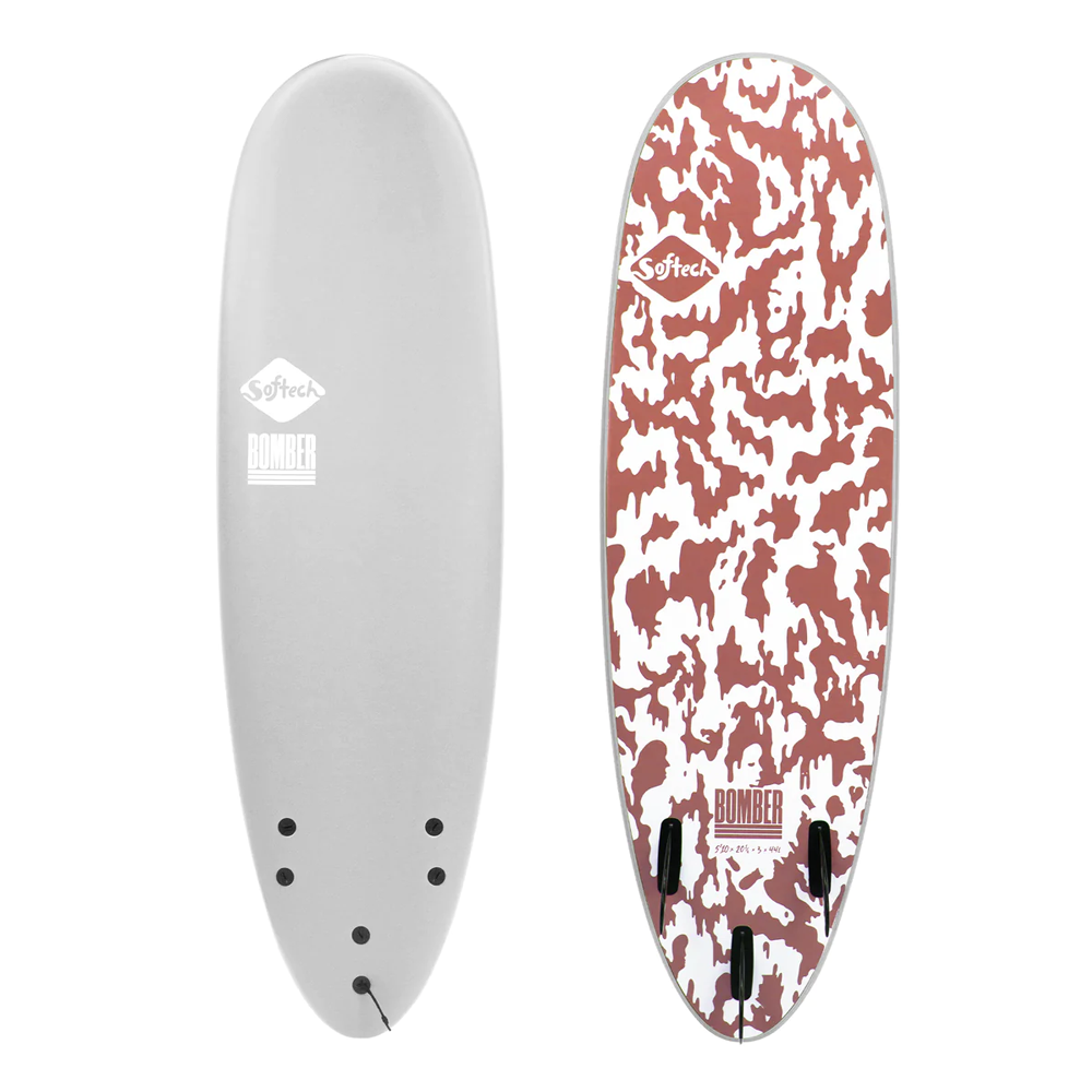 SOFTECH BOMBER FCSII 6'10" GREY/DUSTY RED 2022