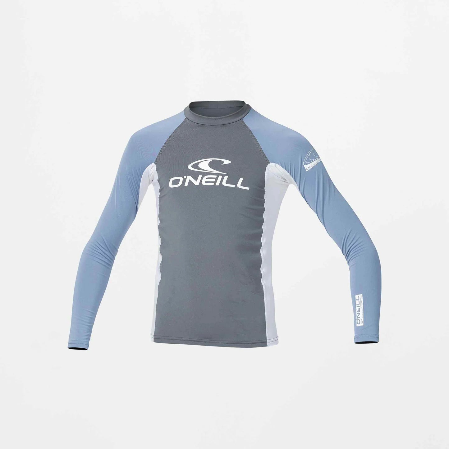 O'NEILL YOUTH BASIC LS RASH VEST - FADED DENIM