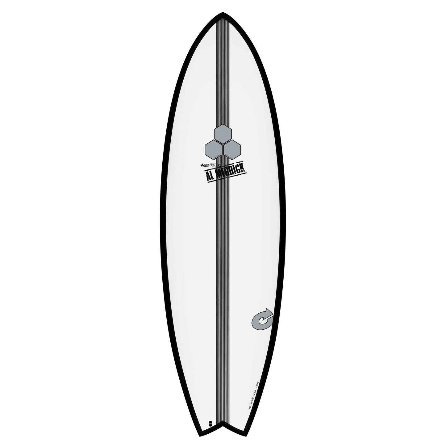 TORQ CHANNEL ISLANDS POD MOD 6'6" BLACK RAIL