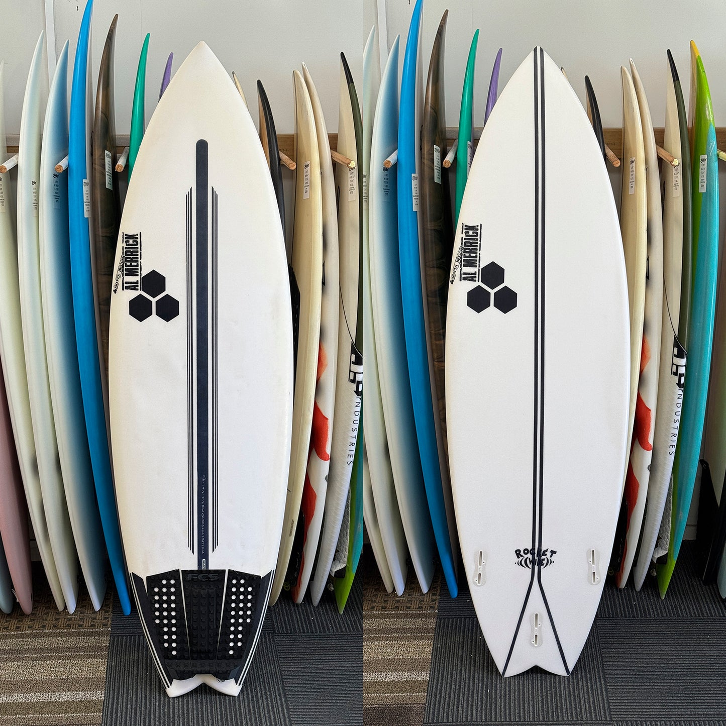 CHANNEL ISLANDS ROCKET WIDE 5'8" 30.3L EPOXY FCS II