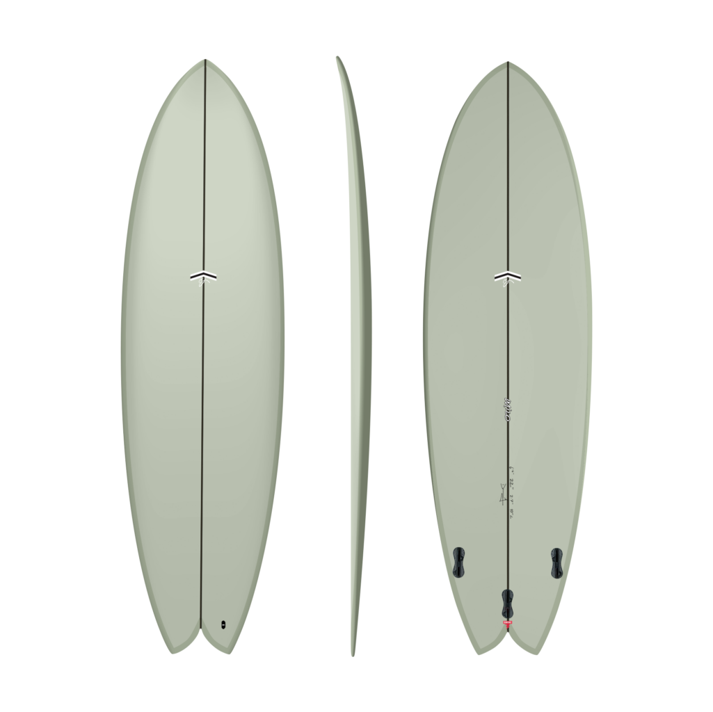 CJ NELSON MILO 6'9" THUNDERBOLT RED FCS II 49.89L