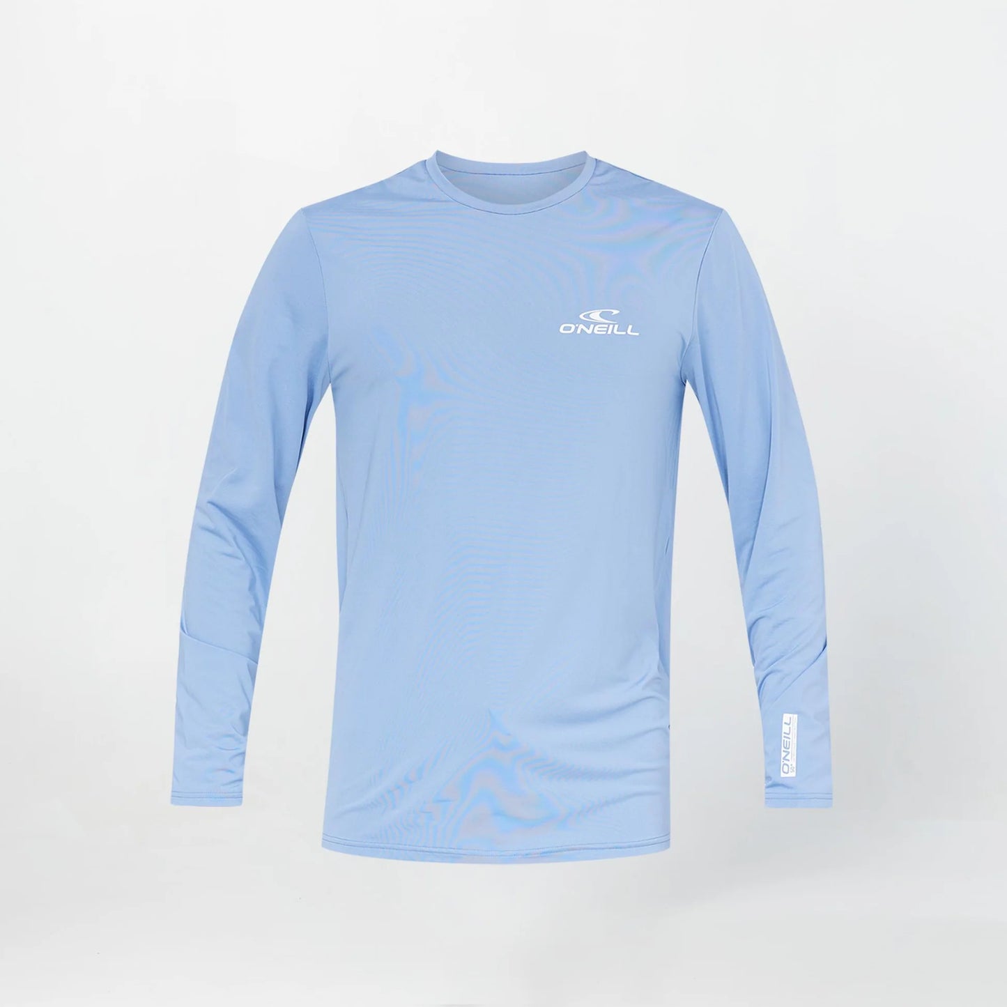 O'NEILL MENS CLEAN & MEAN LS RASH VEST TEE - FADED DENIM