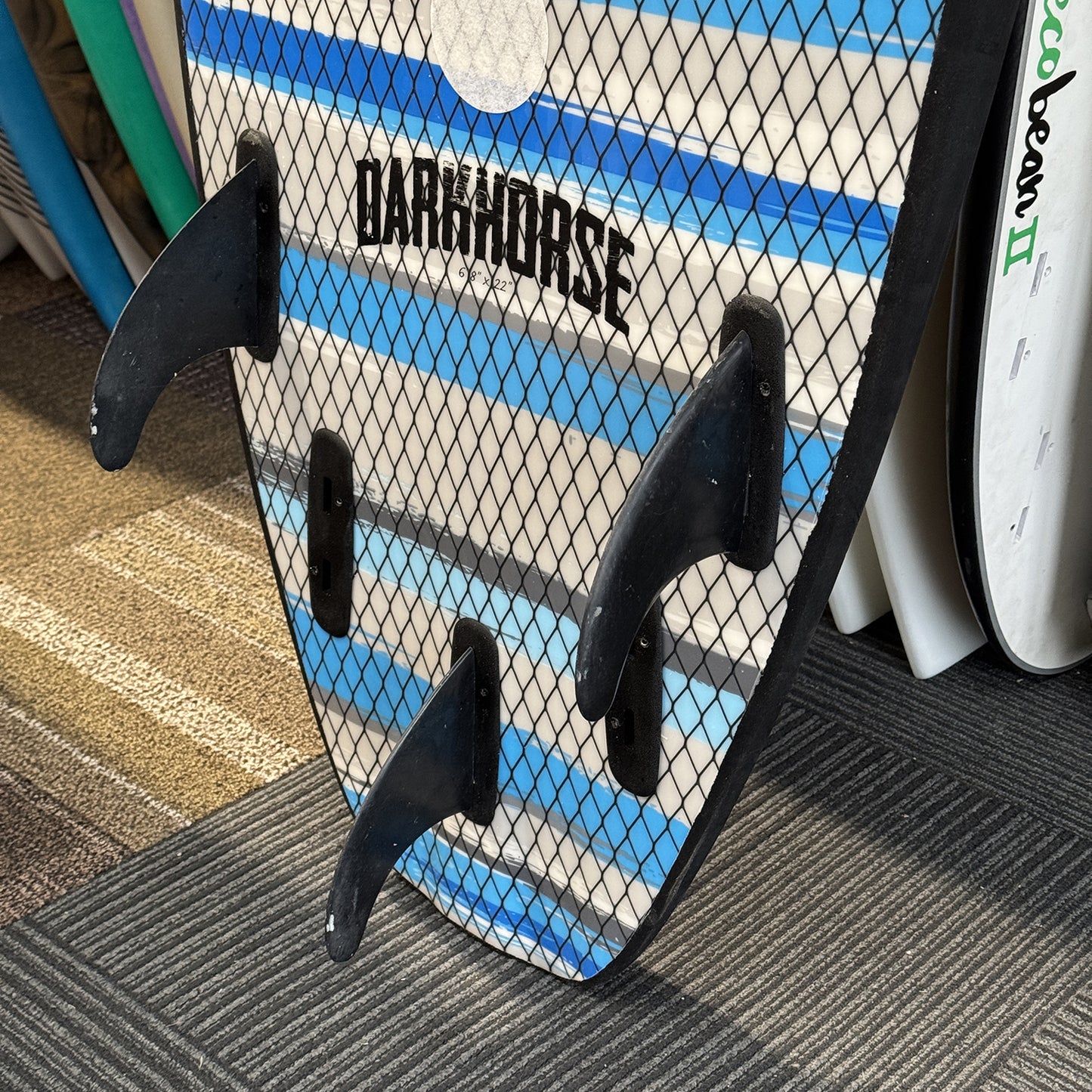 SIC DARKHORSE 6'8" 60L SOFT BOARD FCS