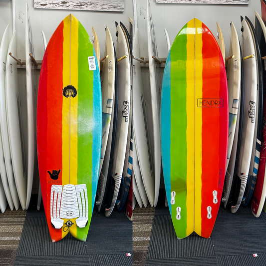 HENDRX QUAD FISH 5'8" PU FCSII 31L