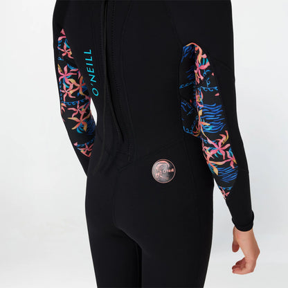 O'NEILL GIRLS BAHIA 2MM BZ LONG SLEEVE LONG SPRING - TROPIC TEXTA