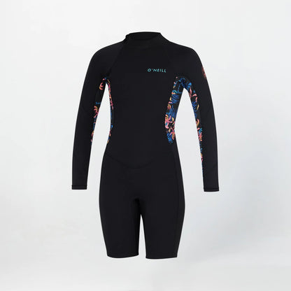 O'NEILL GIRLS BAHIA 2MM BZ LONG SLEEVE LONG SPRING - TROPIC TEXTA