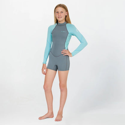 O'NEILL GIRLS BAHIA BZ 2MM LS MID SPRING - TIDEPOOL