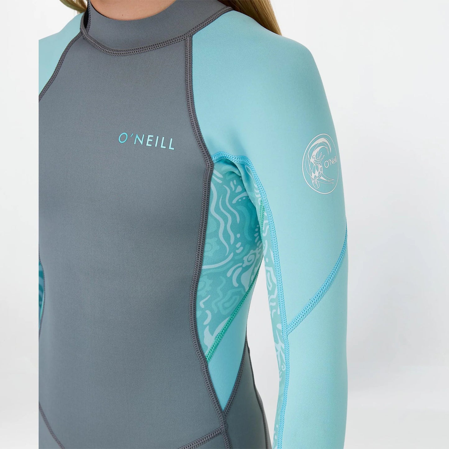 O'NEILL GIRLS BAHIA BZ 2MM LS MID SPRING - TIDEPOOL
