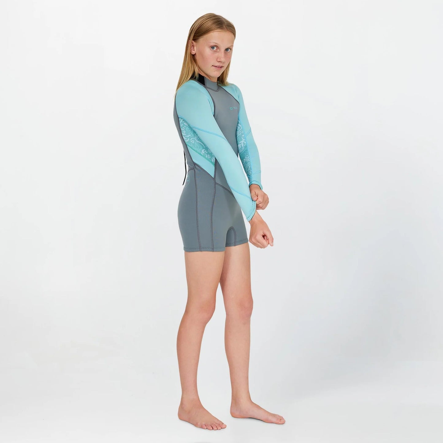 O'NEILL GIRLS BAHIA BZ 2MM LS MID SPRING - TIDEPOOL