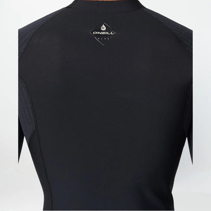 O'NEILL MENS HYPERFREAK 2MM LS WETSUIT JACKET - BLACK