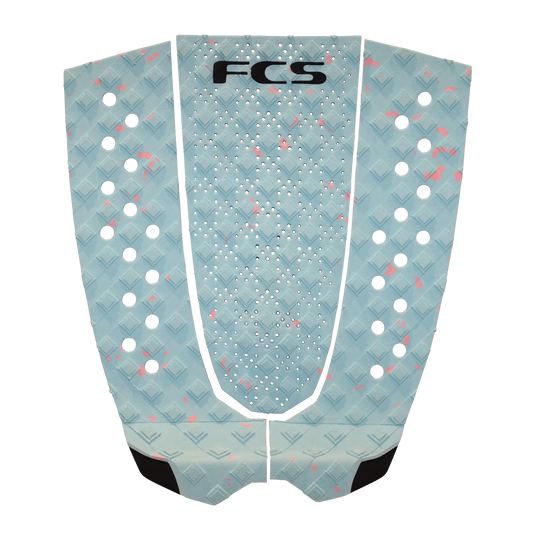 FCS T-3 ECO 3PC GRIP/TRACTION - TEAL PINK FLECK