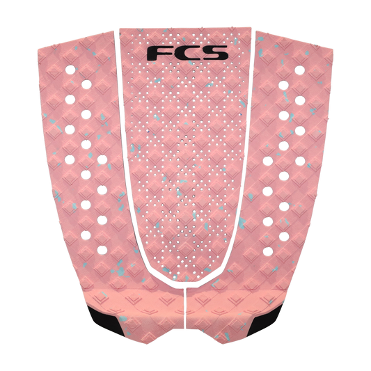 FCS T-3 SMALL ECO 3PC GRIP/TRACTION - PINK TEAL FLECK