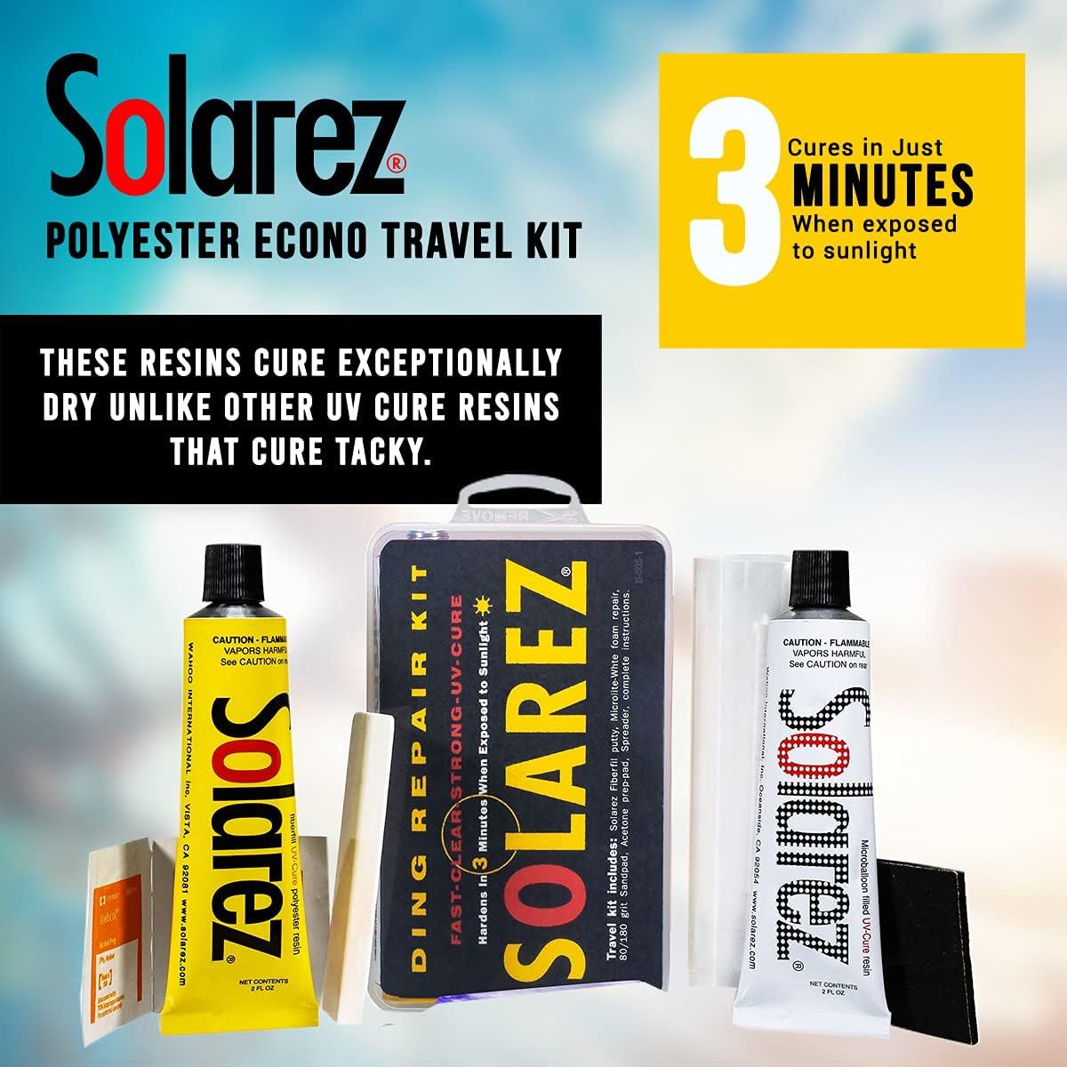 SOLAREZ POLYESTER ECONO TRAVEL KIT (SNAP BOX)