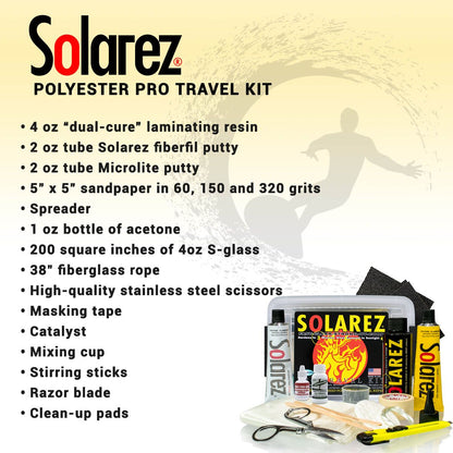 SOLAREZ POLYESTER PRO TRAVEL REPAIR KIT
