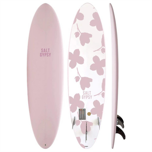 SALT GYPSY MID TIDE 7'4" DIRTY PINK EPOXY SOFT 51L FCSII