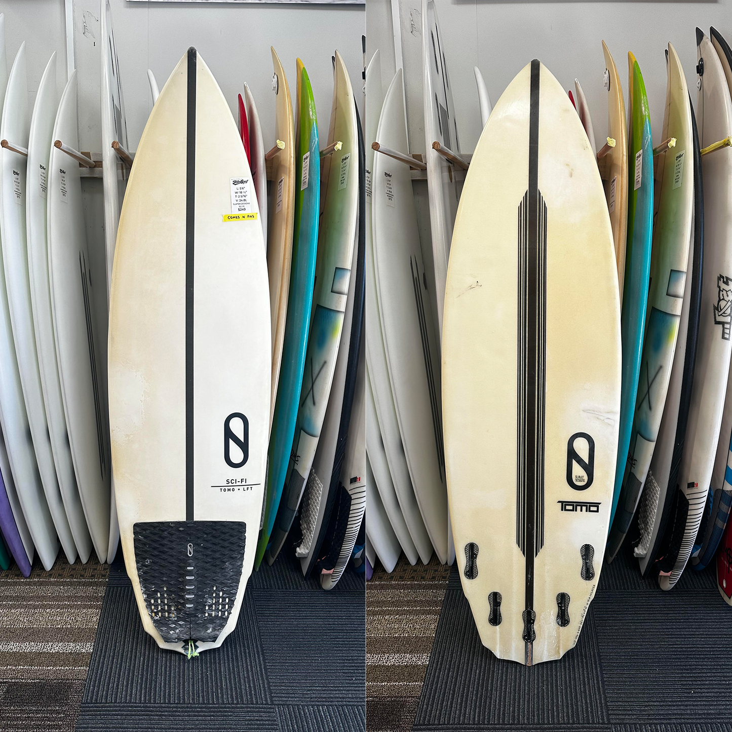 SLATER DESIGNS SCI FI 5'6" EPOXY FCS II 24.8L