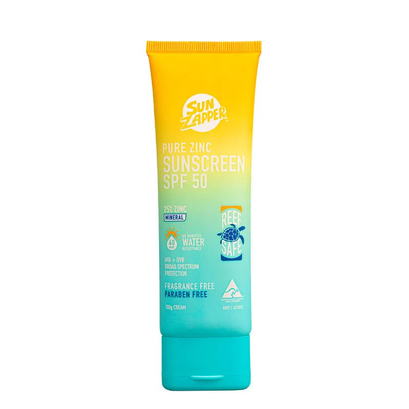 SUN ZAPPER PURE ZINC SUNSCREEN SPF50 100ML