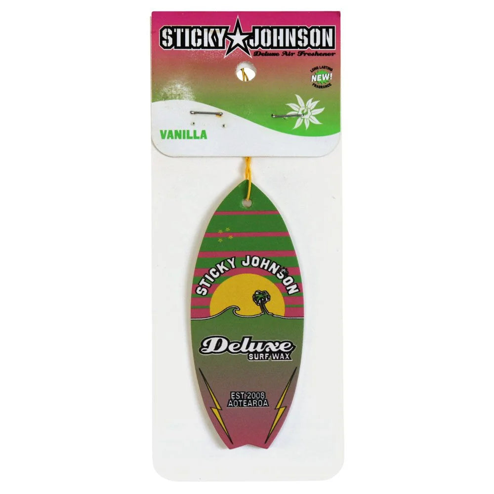 STICKY JOHNSON AIR FRESHENER - SURFBOARD